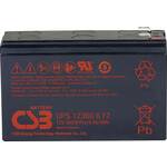 CSB Battery UPS 123606 high-rate UPS123606F1F2 olovni akumulator 12 V 7 Ah olovno-koprenasti (Š x V x D) 151 x 99 x 51 mm plosnati priključak 6.35 mm bez održavanja, nisko samopražnjenje