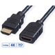 Roline VALUE HDMI produžni kabel sa mrežom, HDMI M - HDMI F, 1.0m