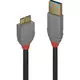 LINDY USB kabel USB 3.2 gen. 1 (USB 3.0) USB-A utikač, USB-Micro-B utikač 0.5 m crna