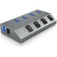 USB 3.0, 4x USB Type-A ports, on/off switch for each port ICY BOX