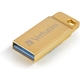 Pendrive, 16GB, USB 3.0, VERBATIM "Exclusive Metal" zlatni