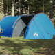 vidaXL Šator za kampiranje za 4 osobe plavi 405x170x106 cm taft 185T
