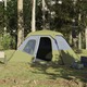 vidaXL Šator za kampiranje za 6 osoba zeleni 344 x 282 x 192 cm