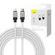 Kabel za brzo punjenje Baseus USB-C na Coolplay Series 2m, 20W (bijeli)