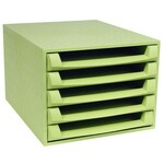 Set ladica Multiform the Box, 5 otvorenih ladica , Svijetlo zelena
