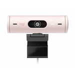 Logitech BRIO 500, web kamera, FHD, kvačica, roza, oznaka modela 960-001421