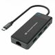 Hub USB Conceptronic DONN14G Crna Siva 100 W (1 kom.)