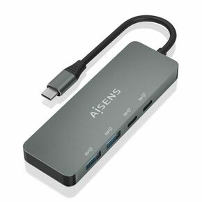 Hub USB Aisens A109-0694 Siva