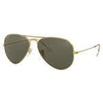 Ray-Ban Sunčane naočale 'Aviator' zelena / zlatna