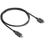 Akyga USB kabel USB-Micro-B 3.0 utikač, USB-C® utikač 1.0 m crna AK-USB-44