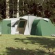 vidaXL Šator za kampiranje za 12 osoba zeleni 840x720x200 cm taft 185T