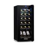 Klarstein Shiraz 18 Slim Uno samostojeći hladnjak za vino, 18 boca, 1 temperaturna zona