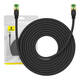 Pleteni mrežni kabel cat.8 Baseus Ethernet RJ45, 40Gbps, 10m (crni)