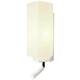 QUADRASS SPOT, unutarnja zidna svjetiljka s LED spotom i E27 utičnicom, bijela SLV QUADRASS SPOT 1003429 LED zidna svjetiljka 2 W toplo bijela bijela