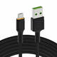 Kabel USB - Micro USB Green Cell GC Ray 200cm, narančasti LED, s Ultra Charge, QC3.0