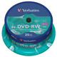 Verbatim DVD-RW, 4.7GB, 4x, 25