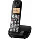 Panasonic KX-TGE110 telefon, DECT, crni