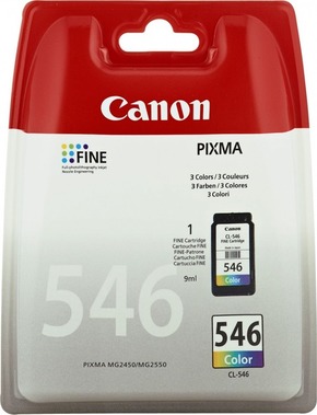 Canon CL-546 tinta color (boja)/ljubičasta (magenta)/plava (cyan)
