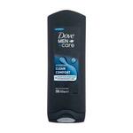 Dove Men + Care Hydrating Clean Comfort hidratantni gel za tuširanje za tijelo, lice i kosu 250 ml za muškarce
