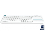 LOGITECH wireles touch Keyboard K400 Plus engleski bijela