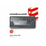 Prestigio Click and Touch 2 tipkovnica, USB, crna/siva
