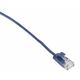 Masterlan comfort patch cable UTP, extra slim, Cat6, 2m, blue MXL-PCU6-S-2BE-MSC