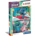 Disney Stitch 2x20 komada Supercolor puzzle - Clementoni