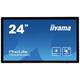 Iiyama ProLite T2455MSC-B1 monitor, IPS, 24", 16:9, 1920x1080, HDMI, Display port, USB, Touchscreen