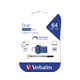 Verbatim Store'n'Go Dual 64GB USB memorija