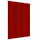 Balkonski zastor crveni 160 x 240 cm od tkanine Oxford