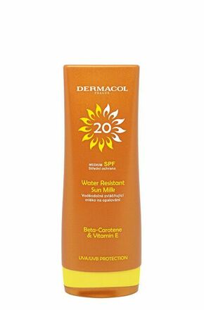 Dermacol Sun Water Resistant Milk vodootporno proizvod za zaštitu od sunca za tijelo za sve vrste kože 200 ml