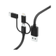 Kabel HAMA USB-A - USB-C - Micro USB - LIGHT 1,5 m - 201536