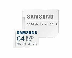 Memorijska kartica SD micro SAM EVO Plus 64GB + Adapter MB-MC64KA/EU