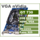 VGA nVidia GeForce GT 730 2GB DDR3, 24mj