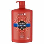 Old spice gel za tuširanje i šampon captain XL 1000ml
