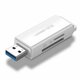 Čitač memorijskih kartica UGREEN CM104 SD/microSD USB 3.0 (bijeli)