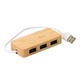 AtmoWood USB hub bambus - 3 priključka
