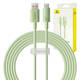 Kabel za brzo punjenje Baseus USB na USB-C Habitat Series 2m 100W (zeleni)
