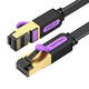 Plosnati UTP mrežni kabel kategorije 7 Vention ICABK 8m crni