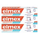 Elmex Caries Protection Whitening zubna pasta, 3x 75 ml