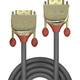 LINDY DVI priključni kabel DVI-D 24+1-polni utikač, DVI-D 24+1-polni utikač 10.00 m zlatna 36206 DVI kabel
