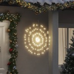 vidaXL Božićno svjetlo zvjezdani prasak 140 LED toplo bijelo 17 cm