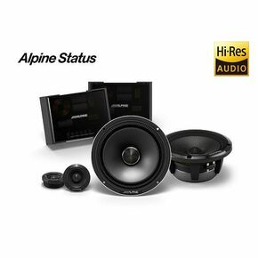 Zvučnici ALPINE Status HDZ-65CS (2-sistemski komponentni slim-fit)