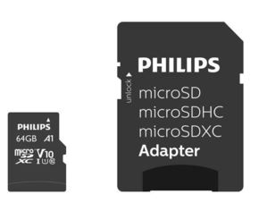 Philips Micro SDXC kartica 64GB Class 10 + SD adapter