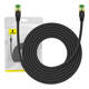 Pleteni mrežni kabel cat.8 Baseus Ethernet RJ45, 40Gbps, 5m (crni)