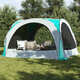 vidaXL Šator za zabave zeleni 360 x 360 x 215 cm od tafta 185T