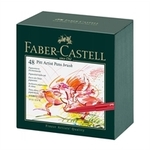 Faber-Castell - Flomasteri Faber-Castell Pitt B, u kutiji, 48 komada