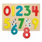 Brojke - drveni puzzle