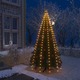 vidaXL Mrežna rasvjeta za božićno drvce s 250 LED žarulja IP44 250 cm