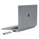 USB-C docking station / Hub za MacBook Pro 16" INVZI MagHub 12in2 sa SSD ladicom (sivo)